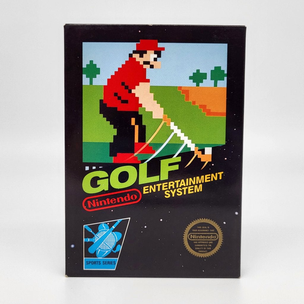 Golf - Nintendo NES Black Box 5-screw Hangtab - USA NM, Verzenden, 1 speler, Zo goed als nieuw, Nvt