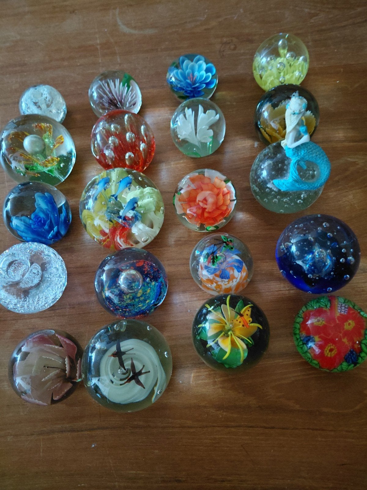 Glazen  bollen, Antiek en Kunst, Antiek | Glas en Kristal, Ophalen of Verzenden