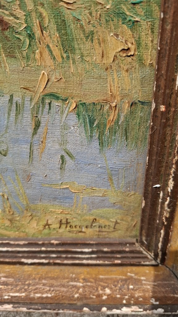 Olieverfschilderij, Antiek en Kunst, Ophalen