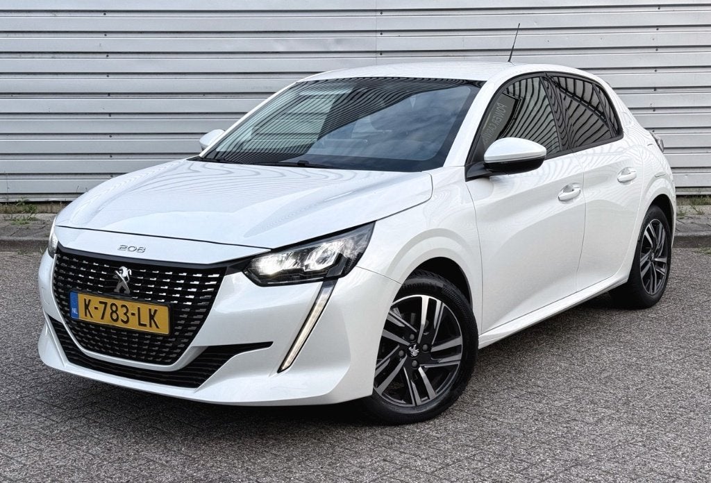 Peugeot 208 1.2 Puretech 100pk 2020 Wit, Auto's, Peugeot, Bedrijf, ABS, Airbags, Airconditioning, Alarm, Android Auto, Apple Carplay