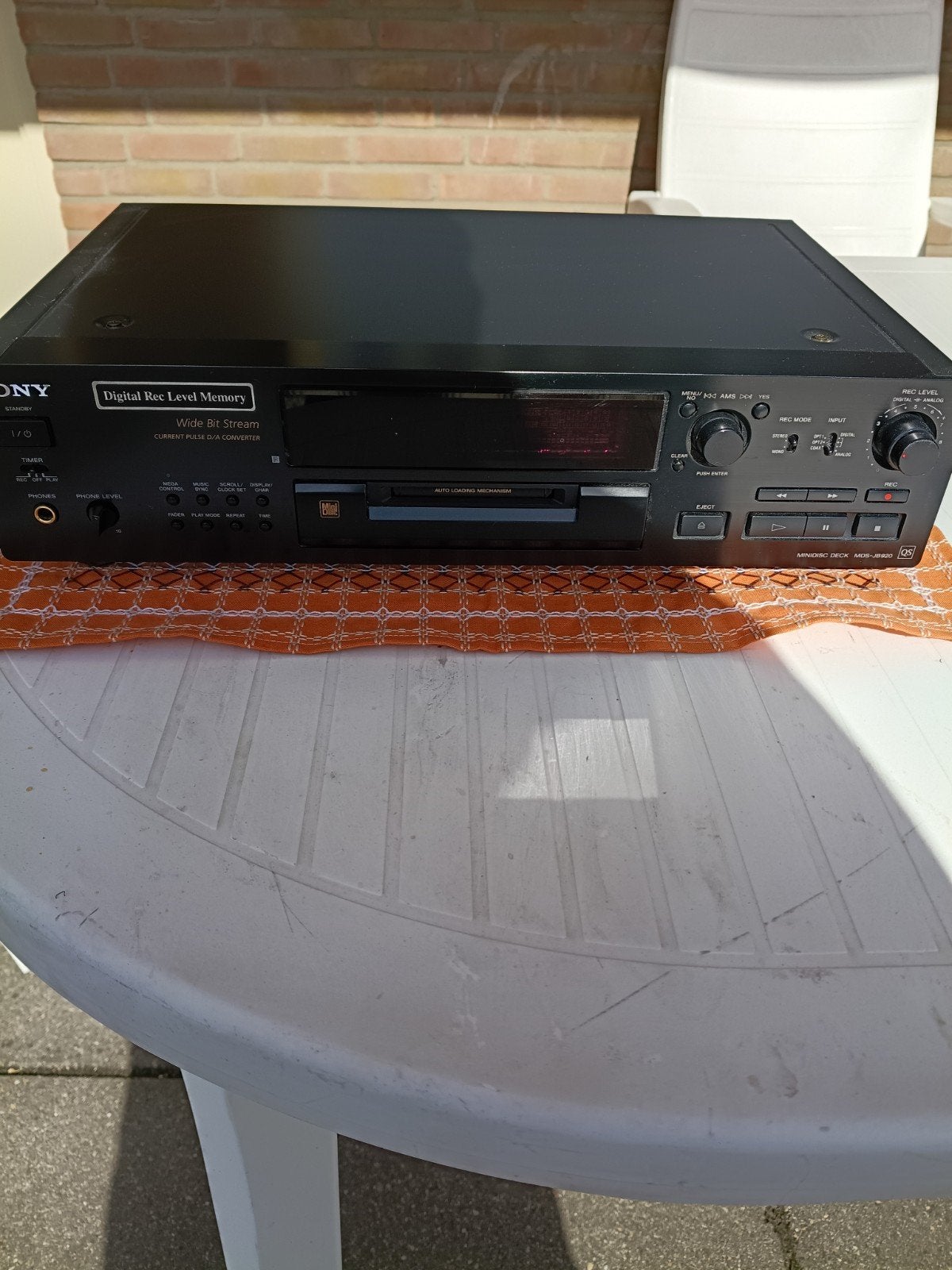 Sony MDS-JB920 QS Minidisc Speler met 17 MD's, Ophalen of Verzenden