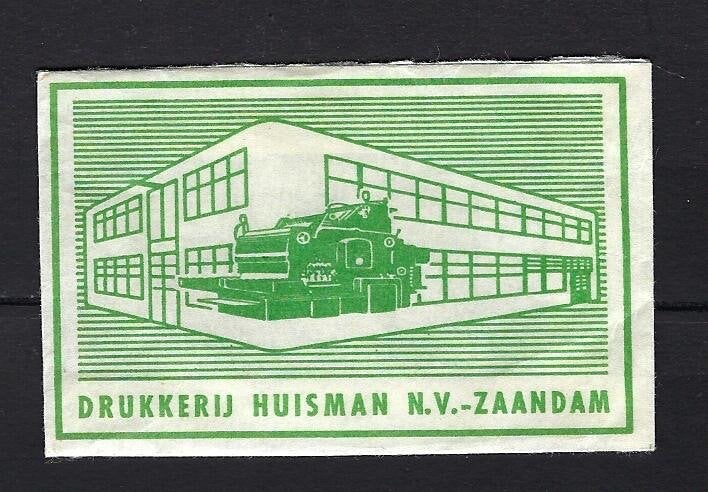 305 Zaandam Drukkerij HUISMAN, Ophalen of Verzenden, Nederland