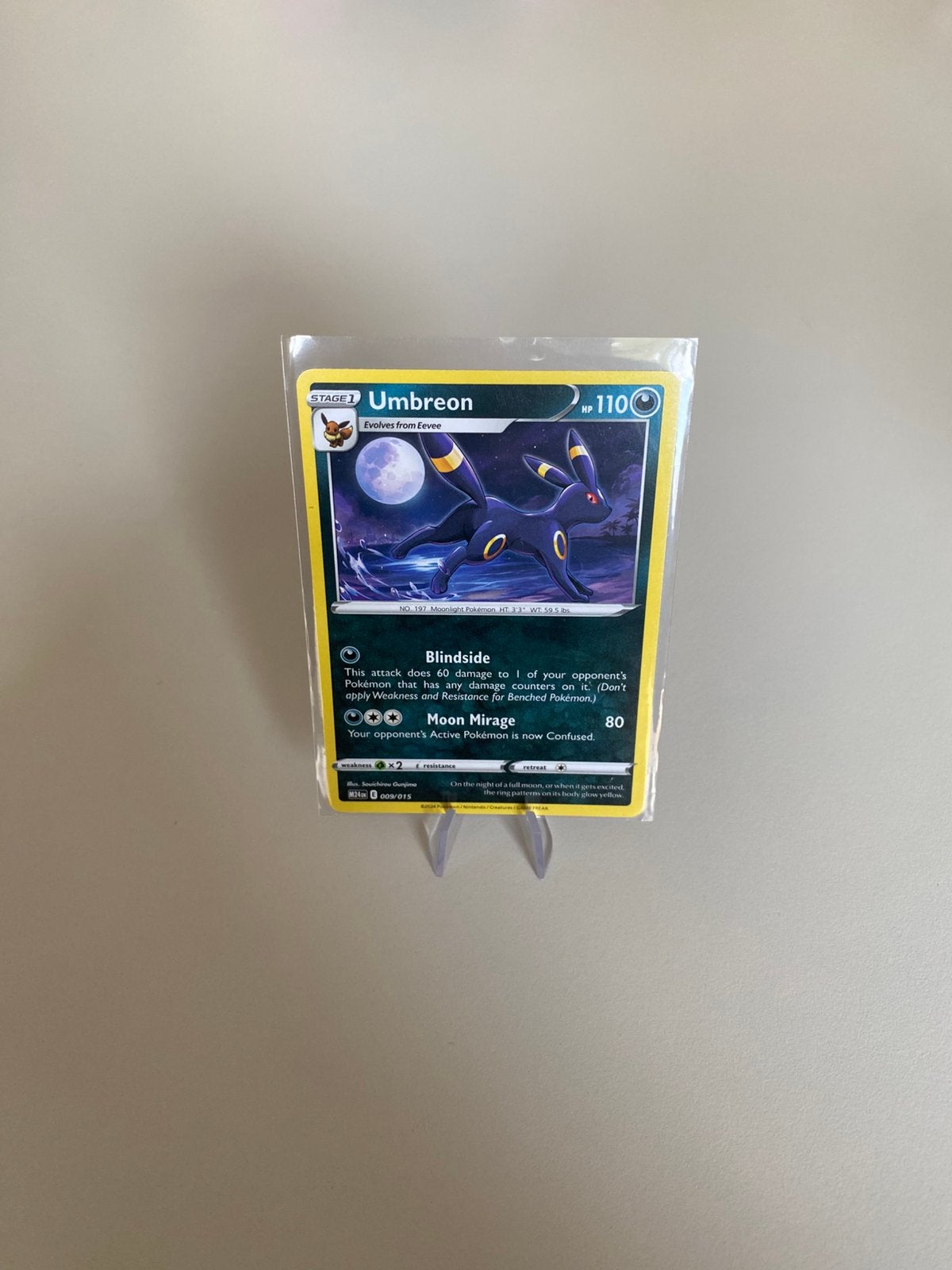 Umbreon NM, Ophalen of Verzenden, Zo goed als nieuw