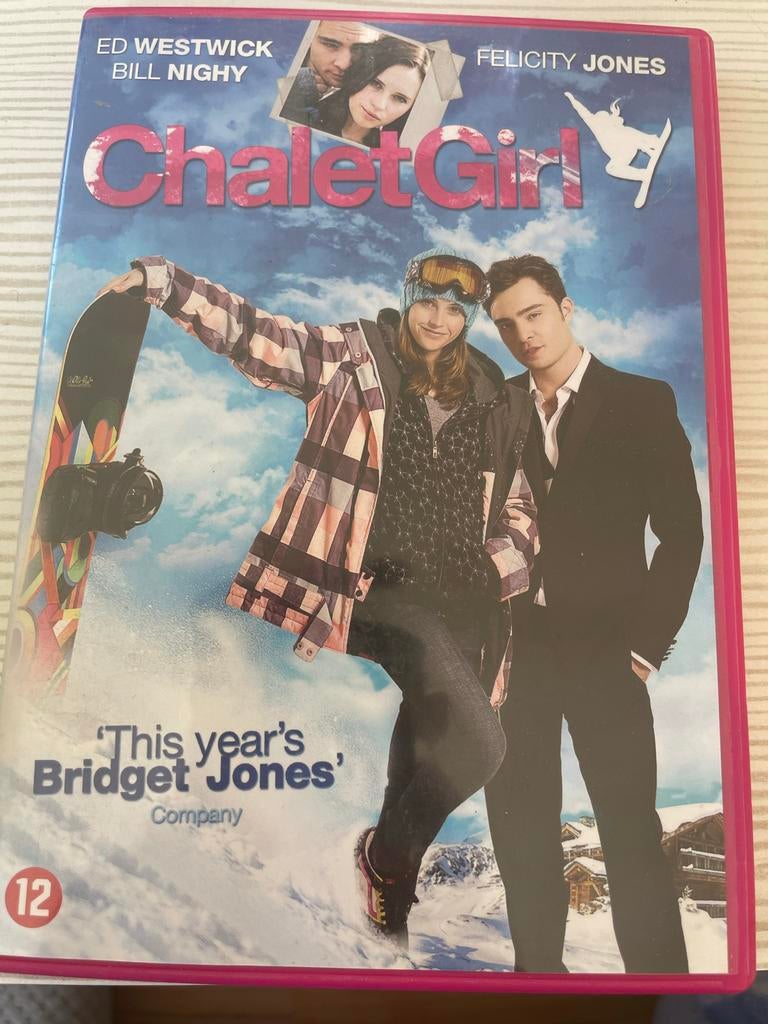 Chalet Girl DVD - Romantische komedie met Felicity Jones, Cd's en Dvd's, Dvd's | Drama, Gebruikt, Overige genres, Vanaf 12 jaar