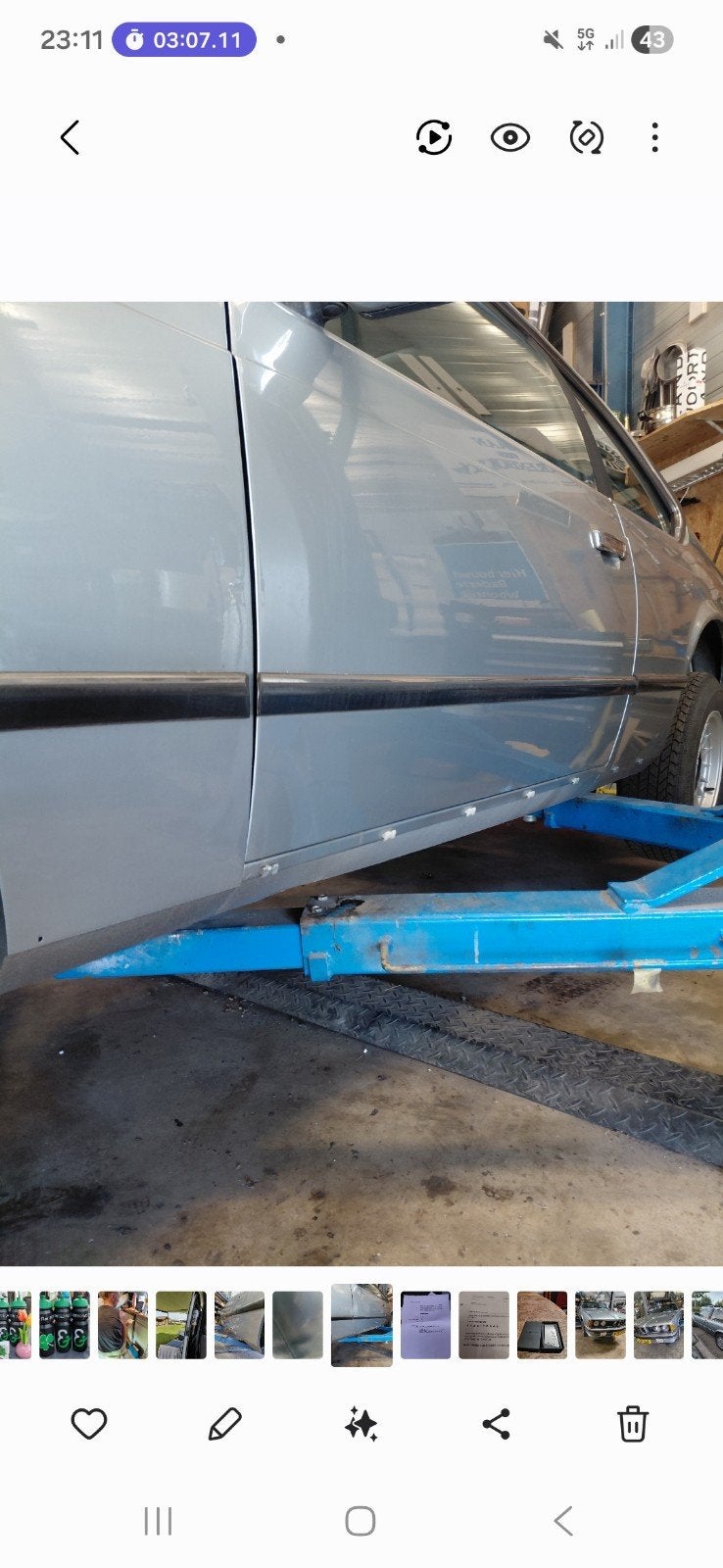 Gezocht sierstrip bmw 633  ( e24) csi bouwjaar 1979, Auto-onderdelen, Carrosserie en Plaatwerk, Ophalen of Verzenden, BMW, Deur