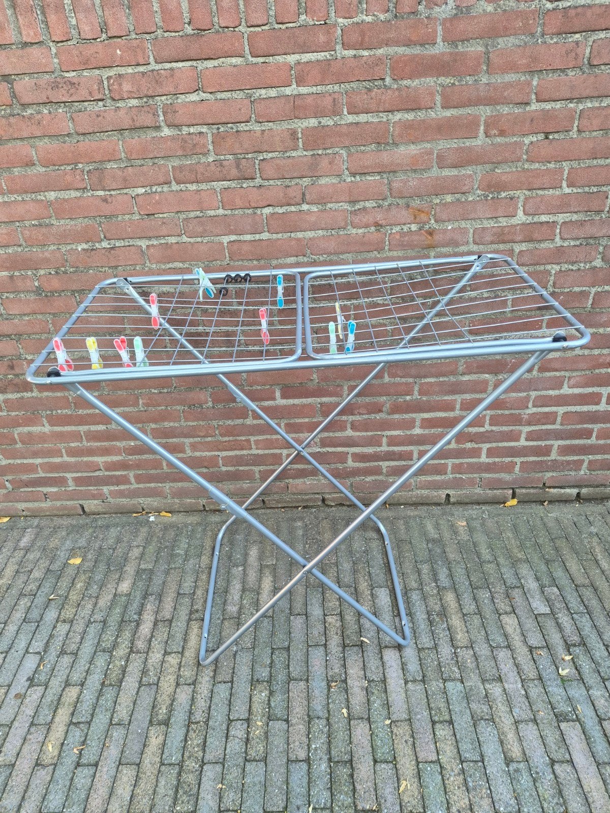 Handig droogrek - opvouwbaar en ruimtebesparend, Ophalen, Gebruikt