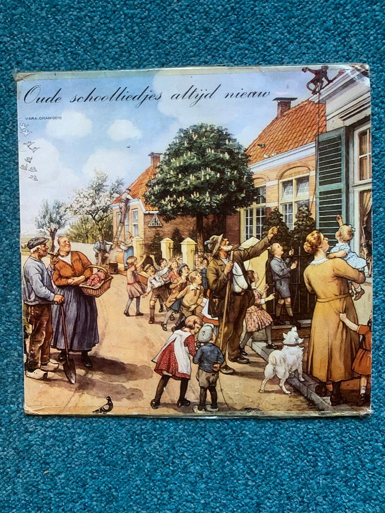 Oude Schoolliedjes Altijd Nieuw - LP kinderliedjes nostalgie, Ophalen of Verzenden, Gebruikt