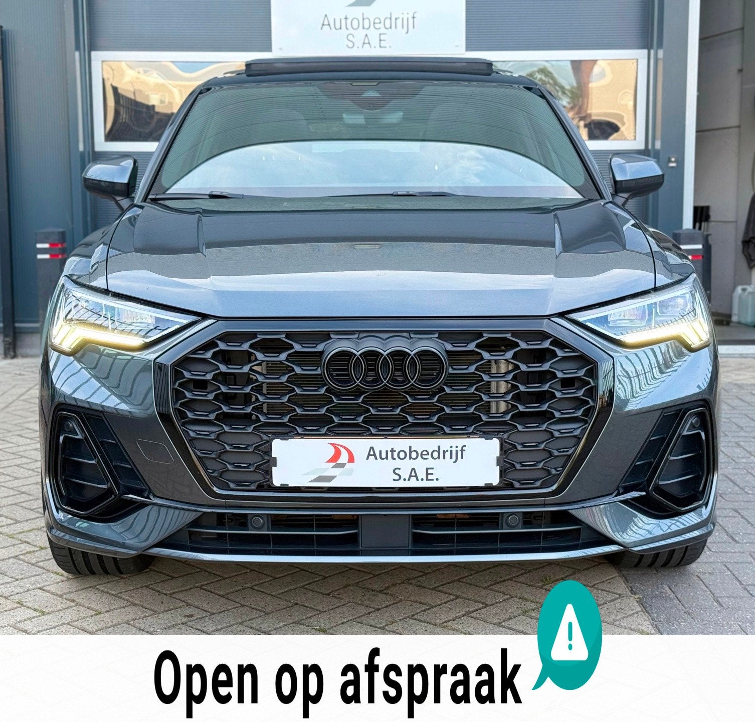 Audi Q3 Sportback 45 TFSI e 3x S-Line PANO LEDER MATRIX CARP, Gebruikt, Euro 6, Leder en Stof, Hybride Elektrisch/Benzine