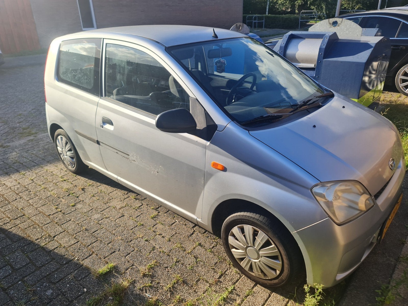 Daihatsu Cuore 1.0 3D 2005 Grijs, 600 kg, 18 €/maand, Cuore, Origineel Nederlands