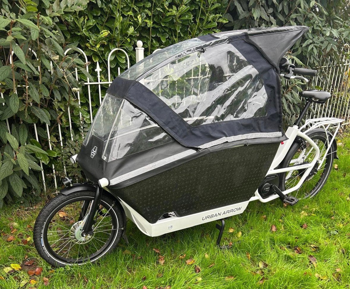 Urban arrow family beltdrive riem 3300km topstaat, Overige merken, 4 kinderen of meer, Ophalen of Verzenden, Zo goed als nieuw