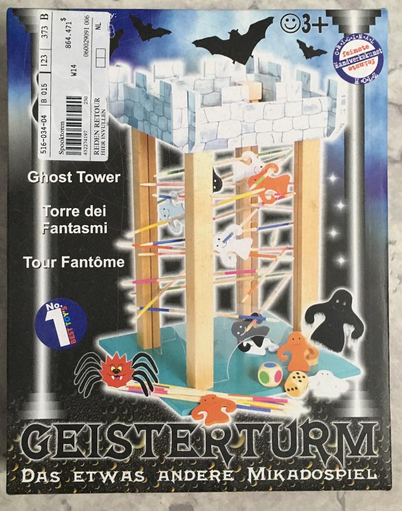 Mikado Spooktoren, compleet!, Een of twee spelers, Ophalen of Verzenden, Gebruikt