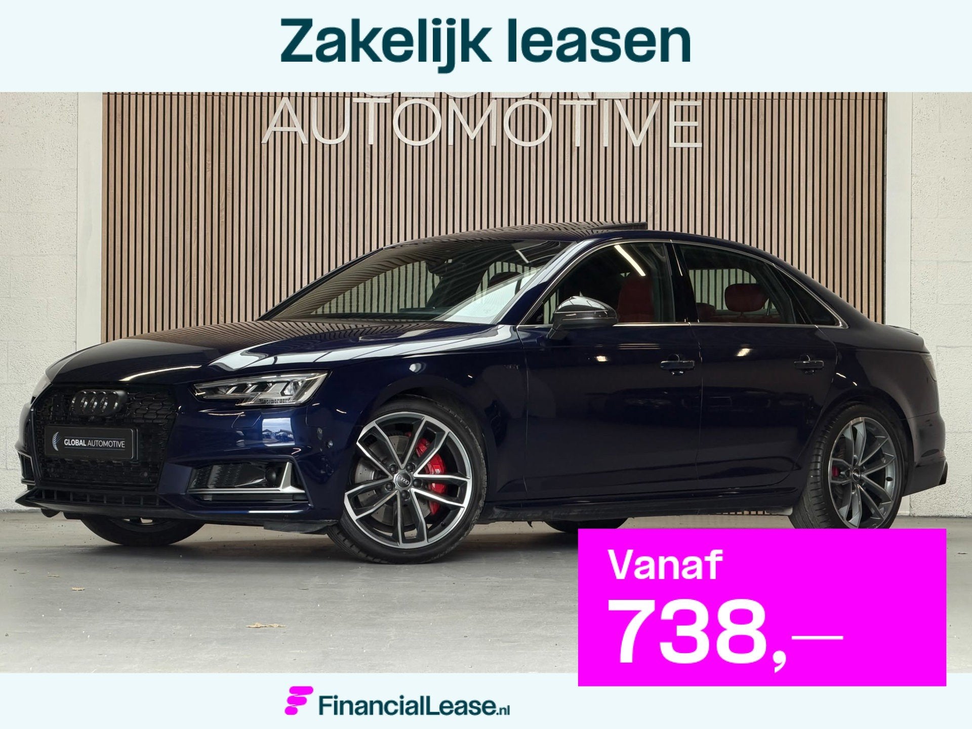 Audi A4 Limousine S4 3.0 TFSI quattro Pro Line Plus - SCHUIF, Automaat, Gebruikt, 2995 cc, Blauw
