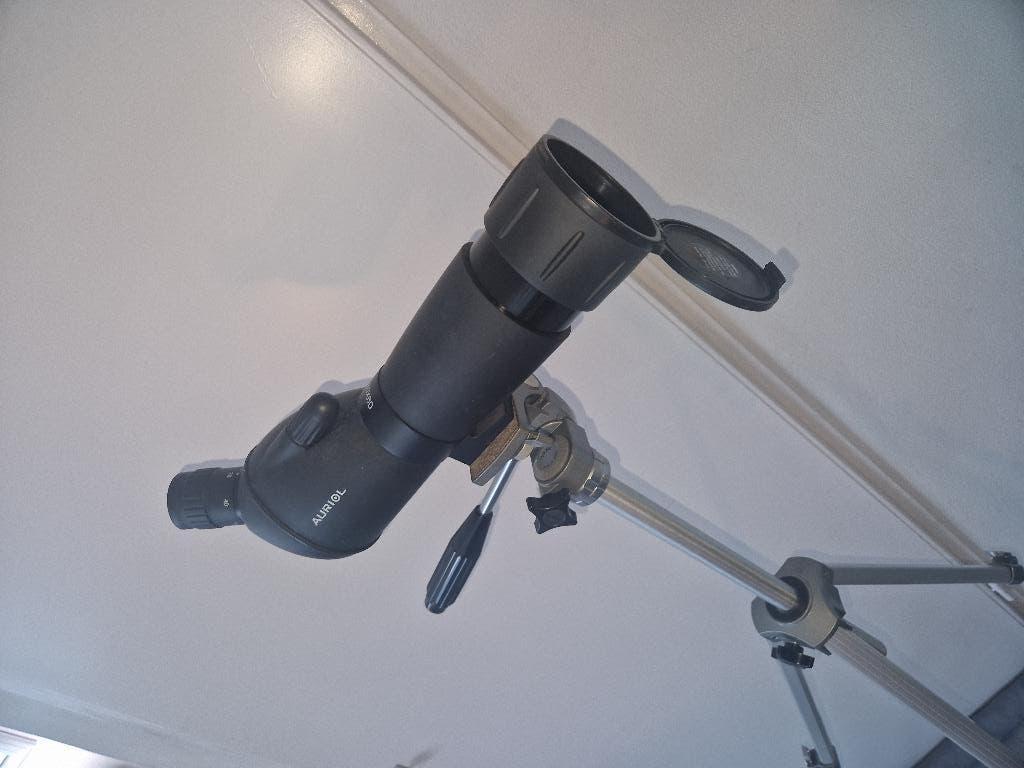 telescoop auriol 20 60 x 60 met statief, Ophalen, Lenzentelescoop (refractor), Met statief, Zo goed als nieuw