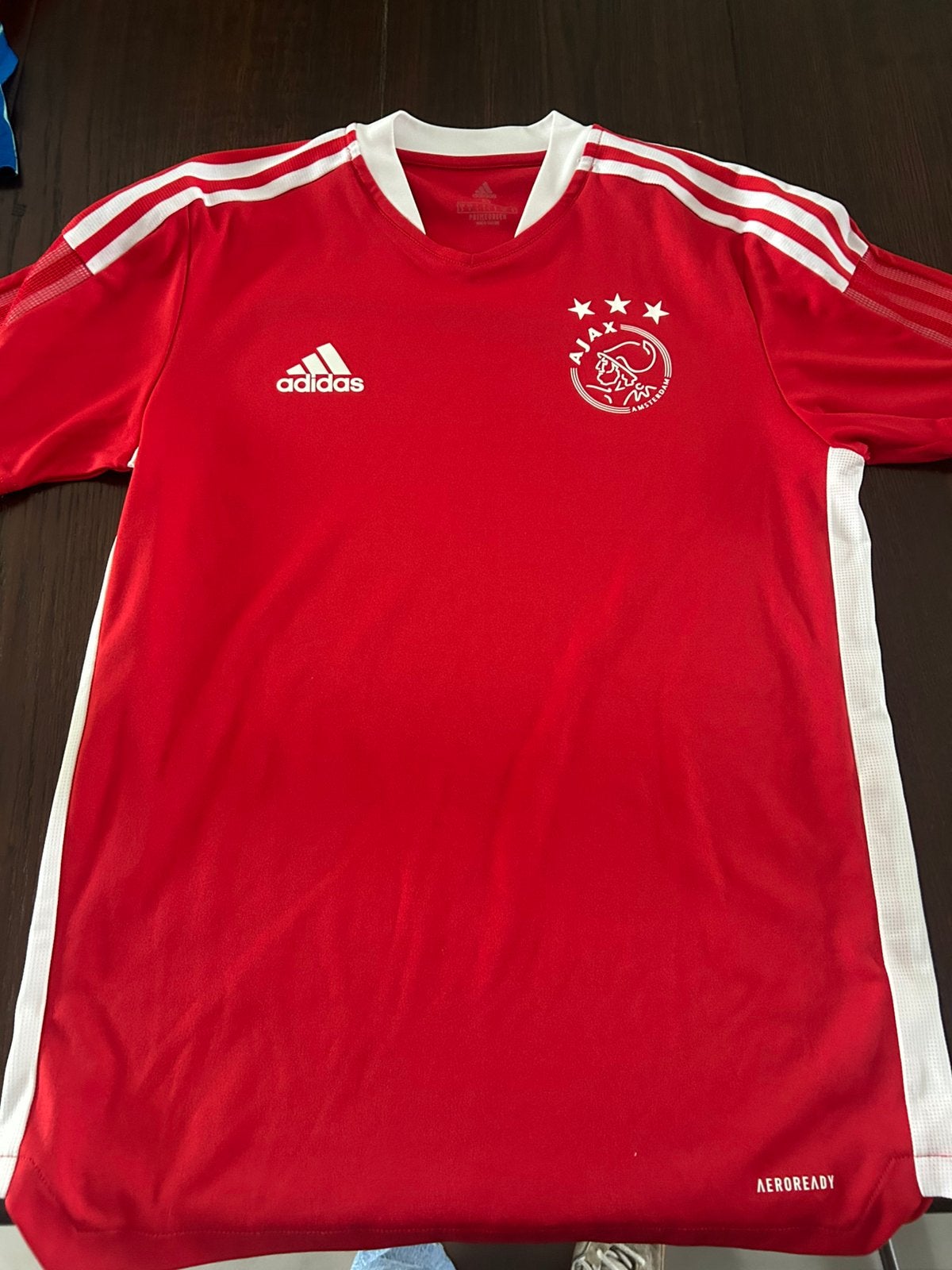 Officieel Ajax trainingsshirt seizoen 2021-2022, Ophalen of Verzenden, Zo goed als nieuw, Rood, Voetbal