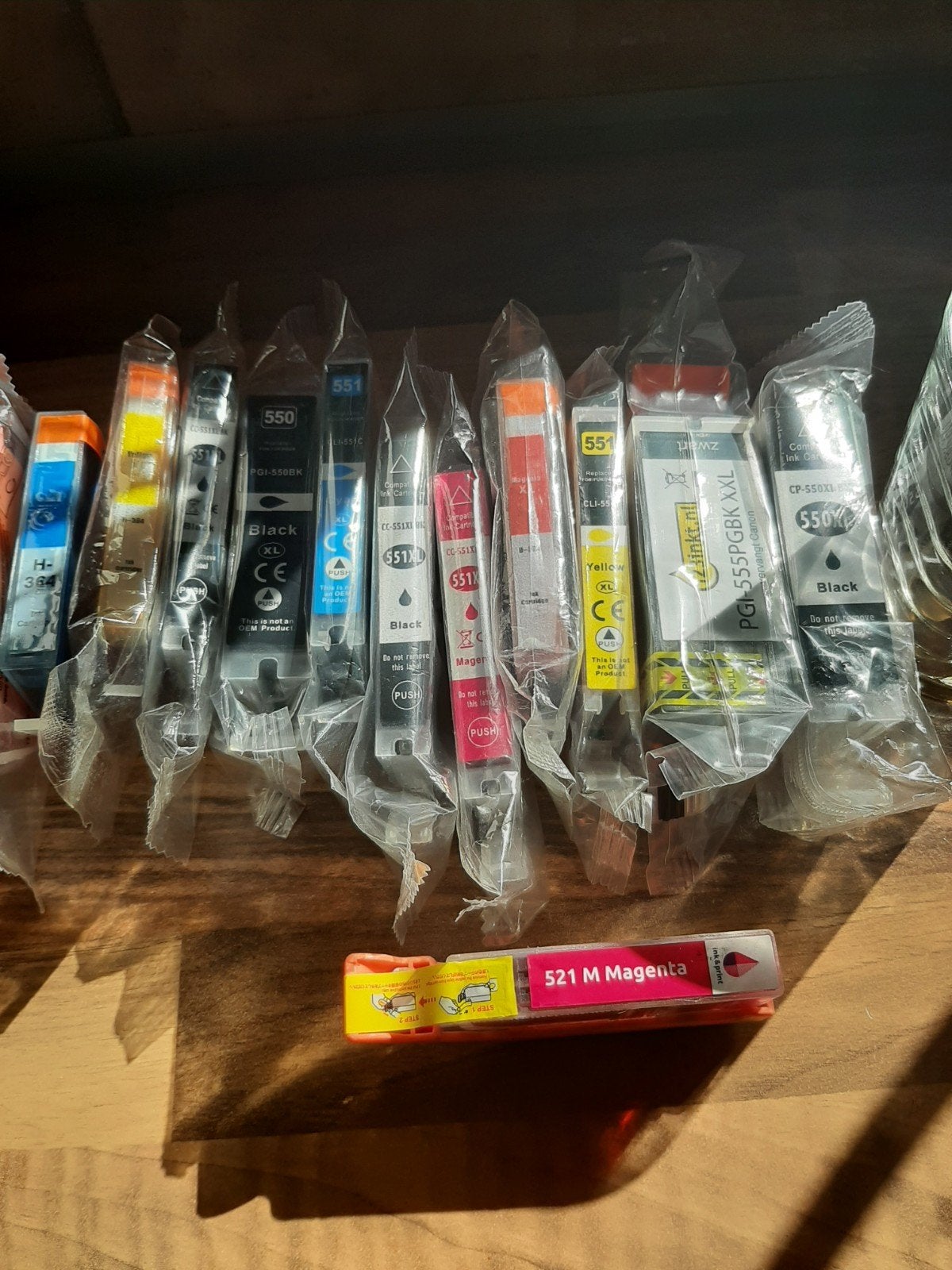 Diverse inktpatronen en cartridges - Nieuw in verpakking, Ophalen of Verzenden, Nieuw, Cartridge, Canon, HP, Huismerk