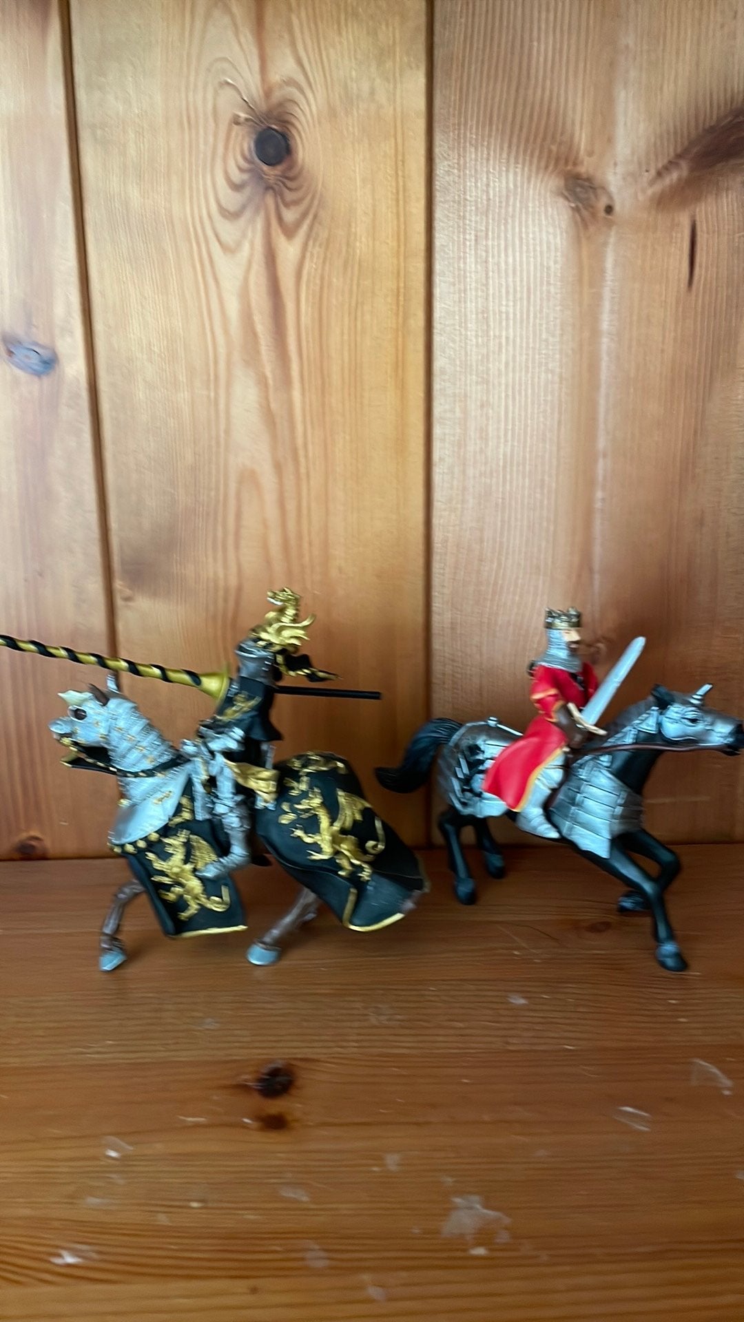 Twee ridders te paard, Ophalen, Gebruikt