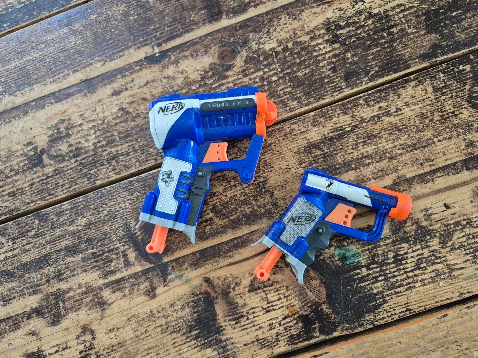 Nerf guns en Eddy toys shooter., Ophalen of Verzenden, Gebruikt