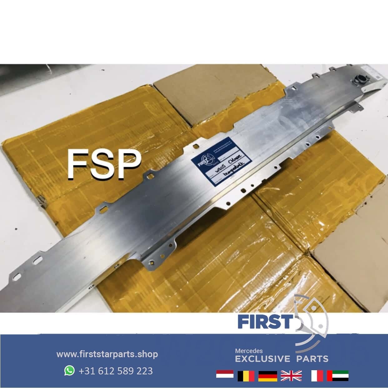 W205 voorbumperbalk Mercedes C Klasse bumper balk 2014-2021, Auto-onderdelen, Gebruikt, -, Ophalen of Verzenden, -