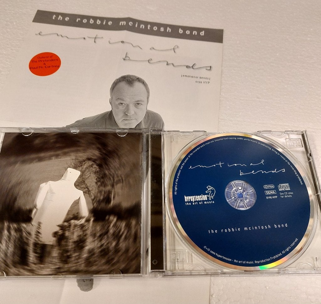 Robbie McIntosh CD + PROMO SHEET Paul McCartney Pretenders, Eerste persing, Nieuw in verpakking, Album, Verzenden