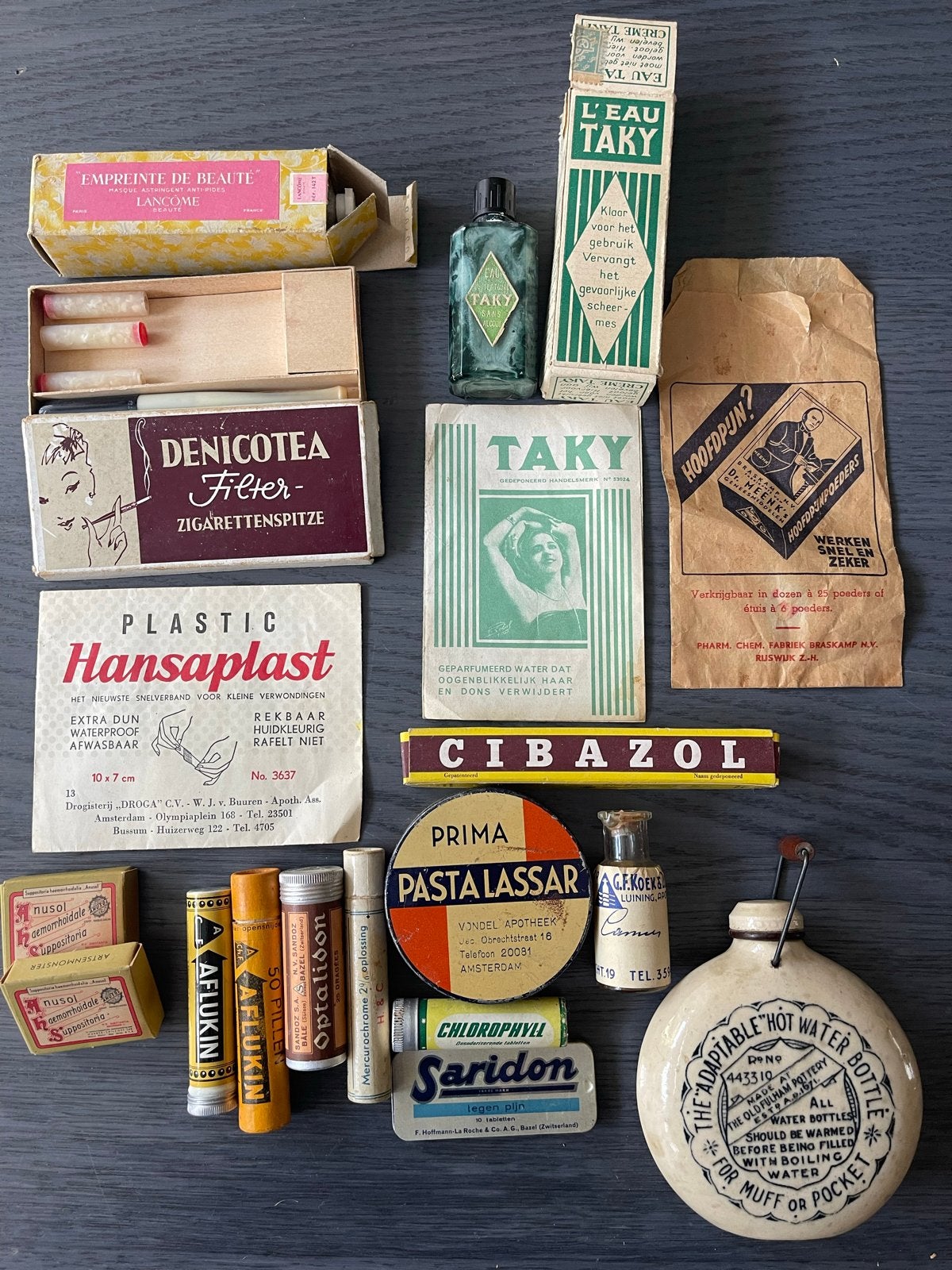Tijdcapsule: Vintage Apothekersset, Zeldzaam Anticonceptie, Ophalen of Verzenden