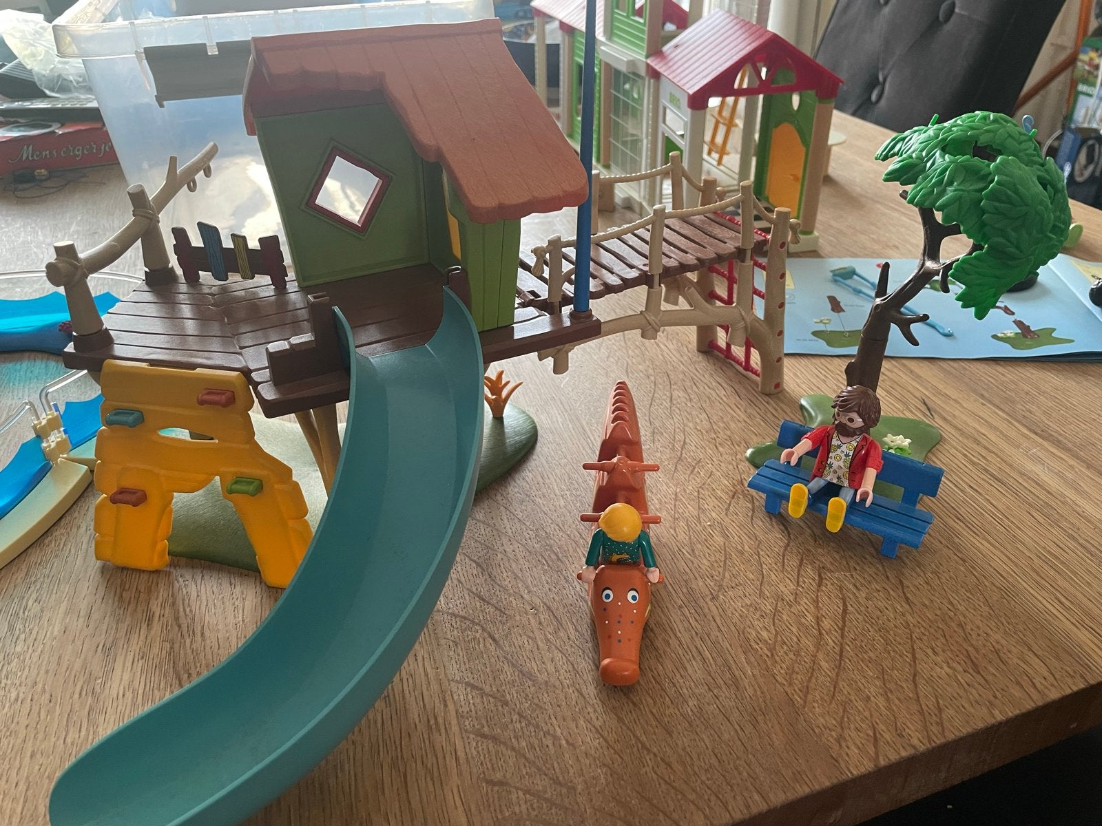 Playmobil Schommel en Glijbaan Speelset, Ophalen, Gebruikt, Schommel