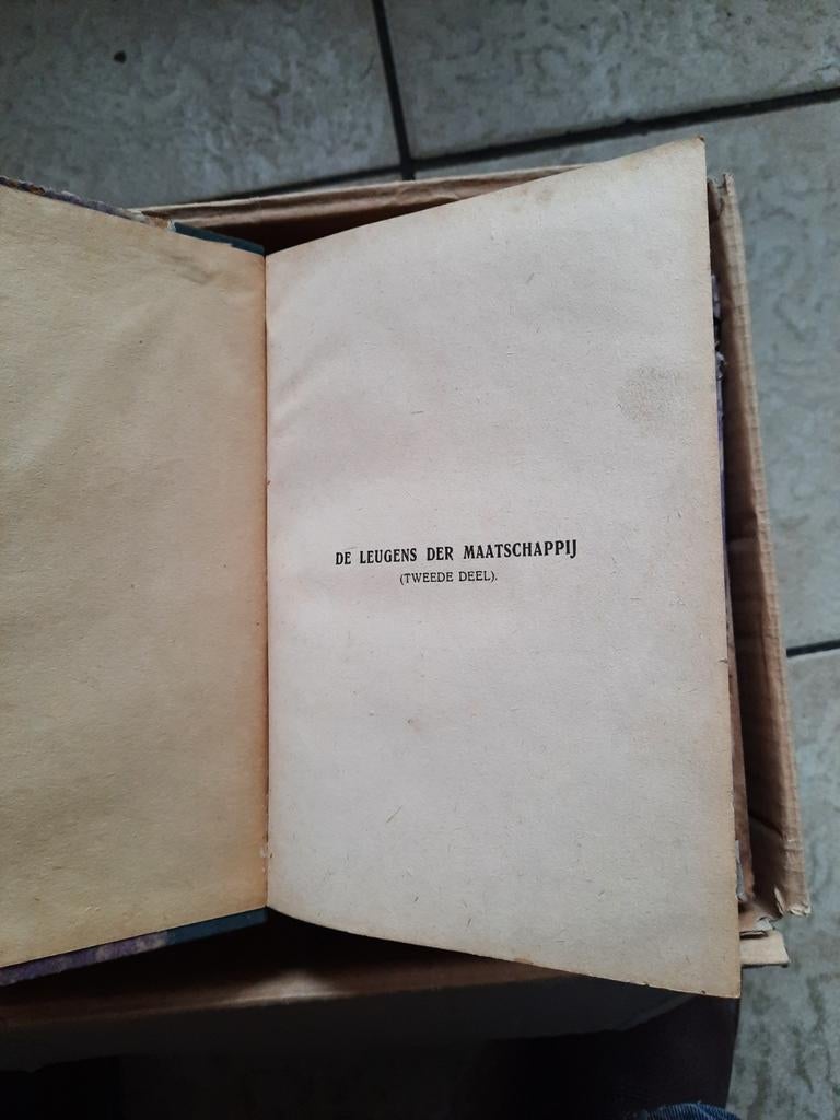 Oude brocante boeken, Antiek en Kunst, Curiosa en Brocante, Ophalen