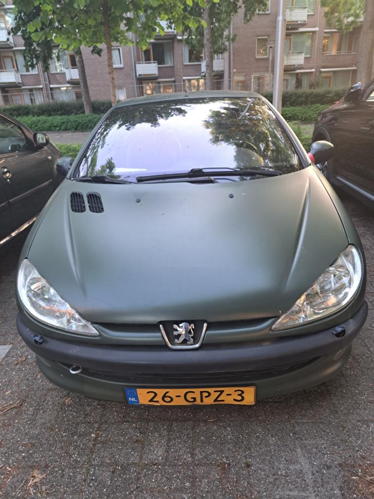 Peugeot 206 1.6 16V CC 2002 Grijs, Ophalen of Verzenden