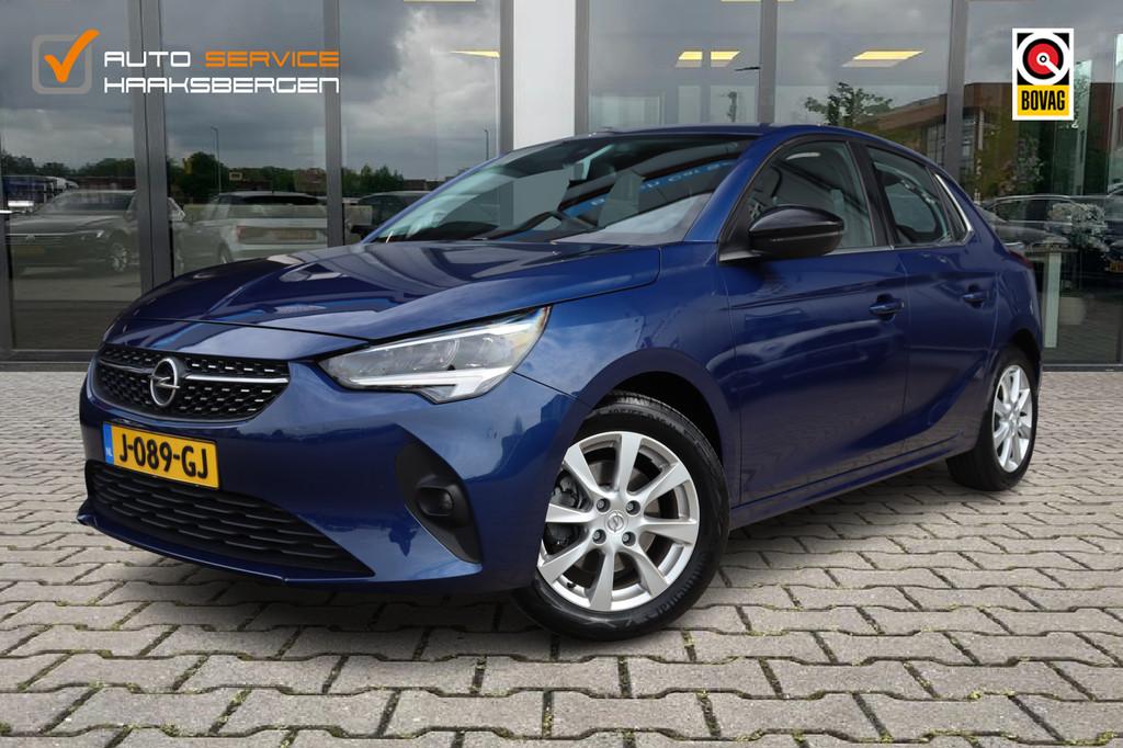 Opel Corsa 1.2 Elegance | Trekhaak | Led | Carplay |, Voorwielaandrijving, 101 pk, Gebruikt, Blauw