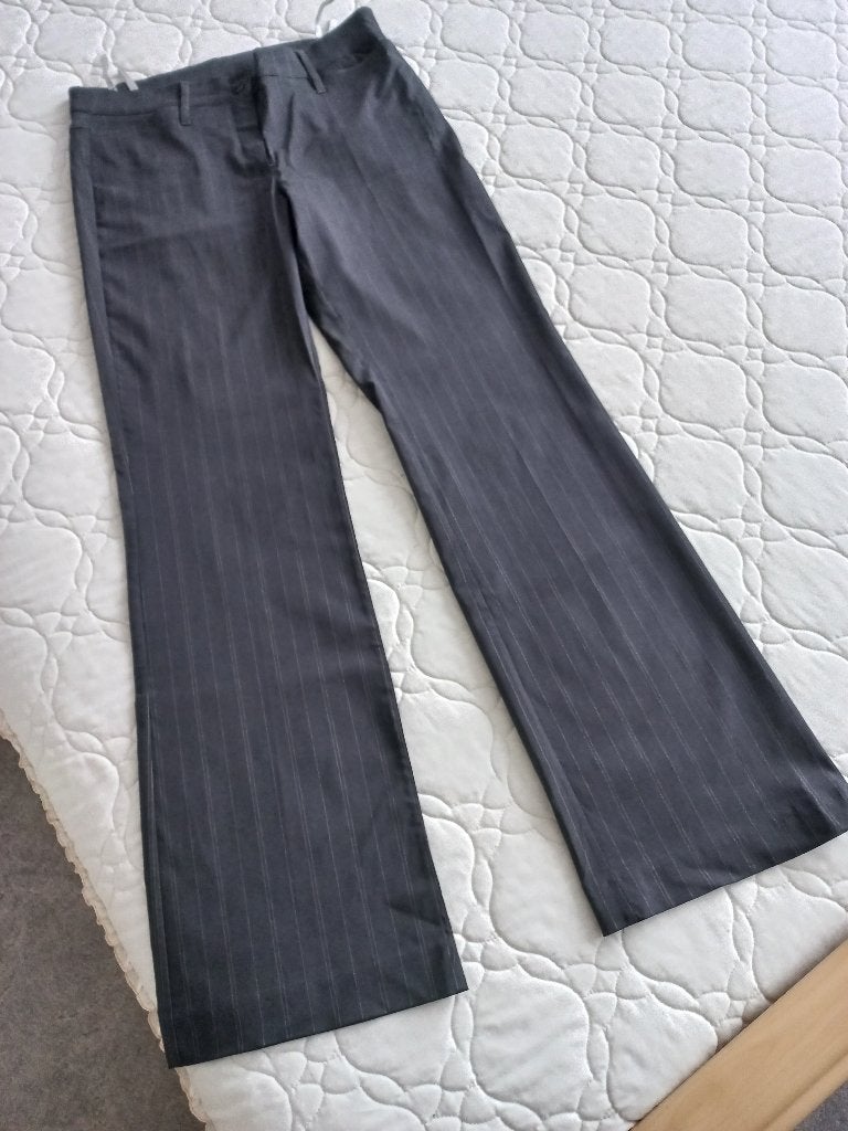 Broek 42 mooie kwaliteit wijde pijp, Overige kleuren, Maat 42/44 (L), Ophalen of Verzenden, Zo goed als nieuw