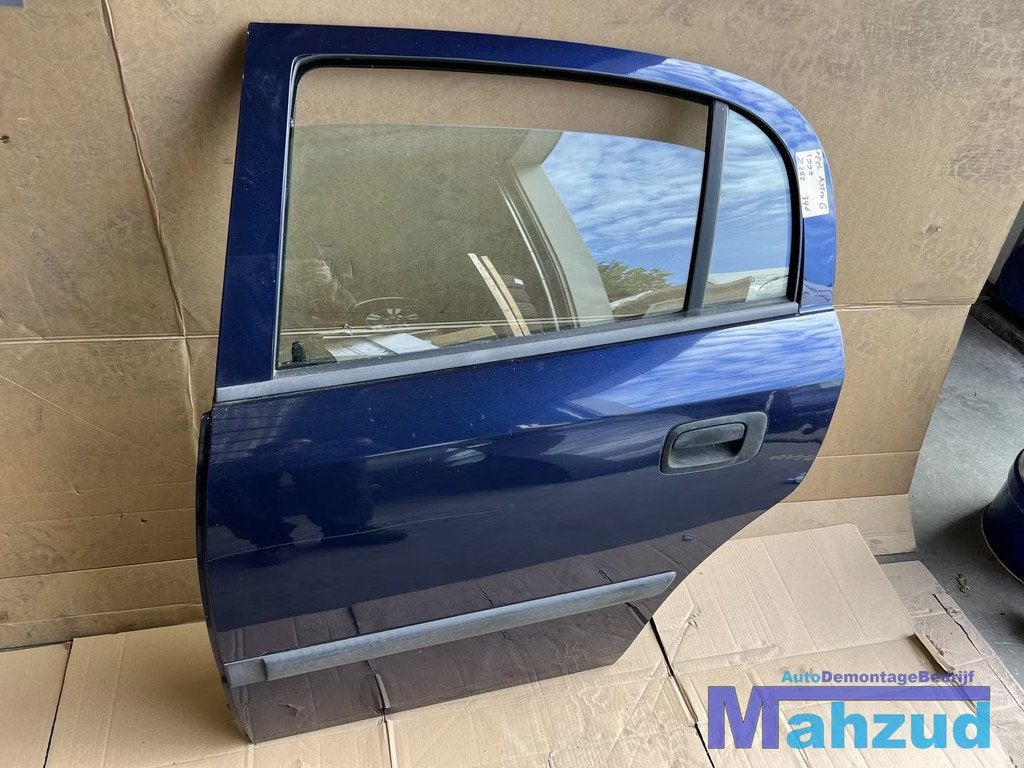 OPEL ASTRA G Blauw Z282 Links Achter deur portier 5 deurs, Auto-onderdelen, Carrosserie en Plaatwerk, Deur, Opel, Achter, Links