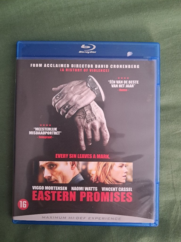 183, Blu Ray Collectie : Eastern Promises, Ophalen, Zo goed als nieuw