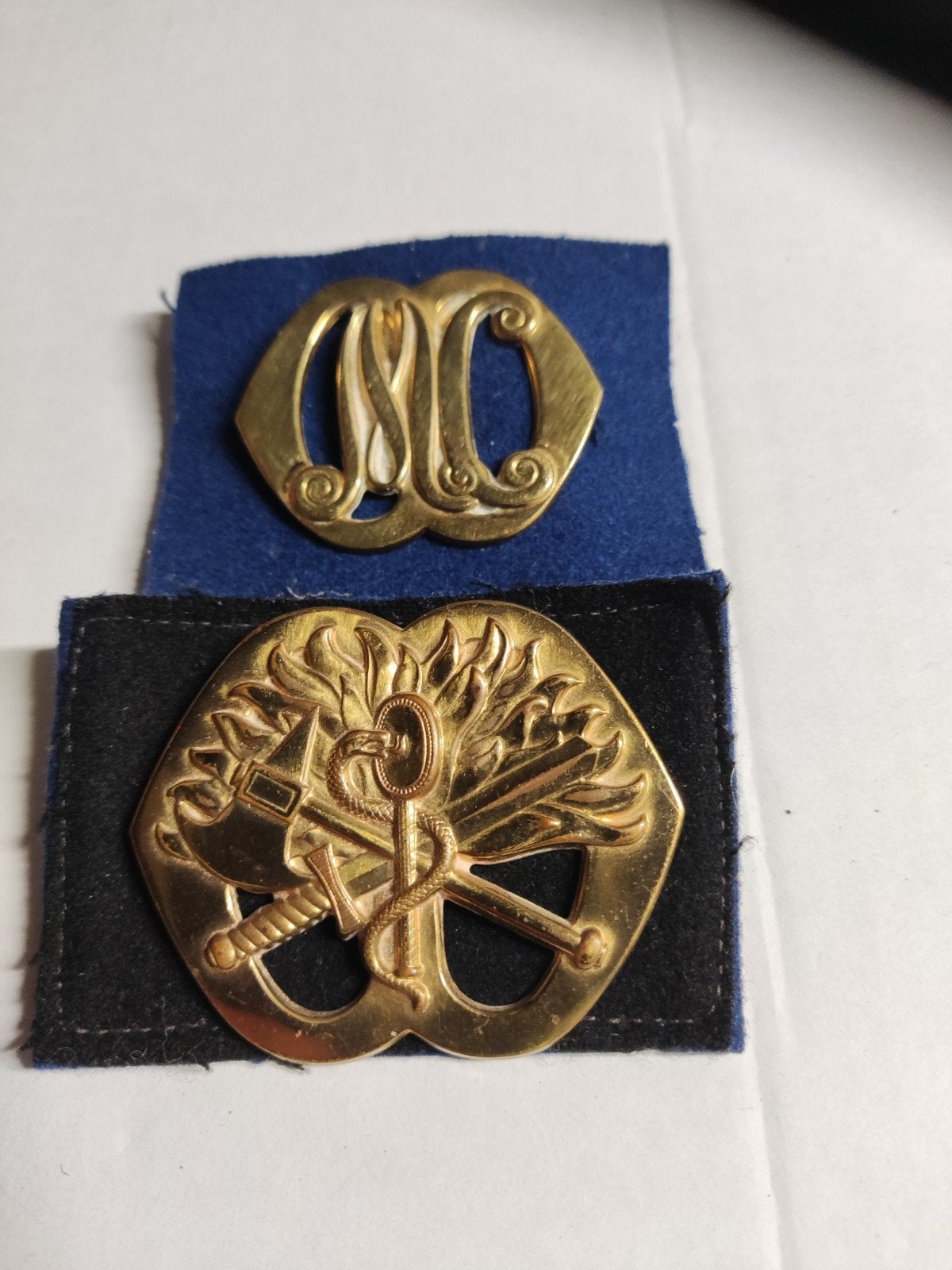 Korps Mobiele Colonnes. Dunne voetjes, Ophalen of Verzenden, Landmacht, Nederland, Embleem of Badge