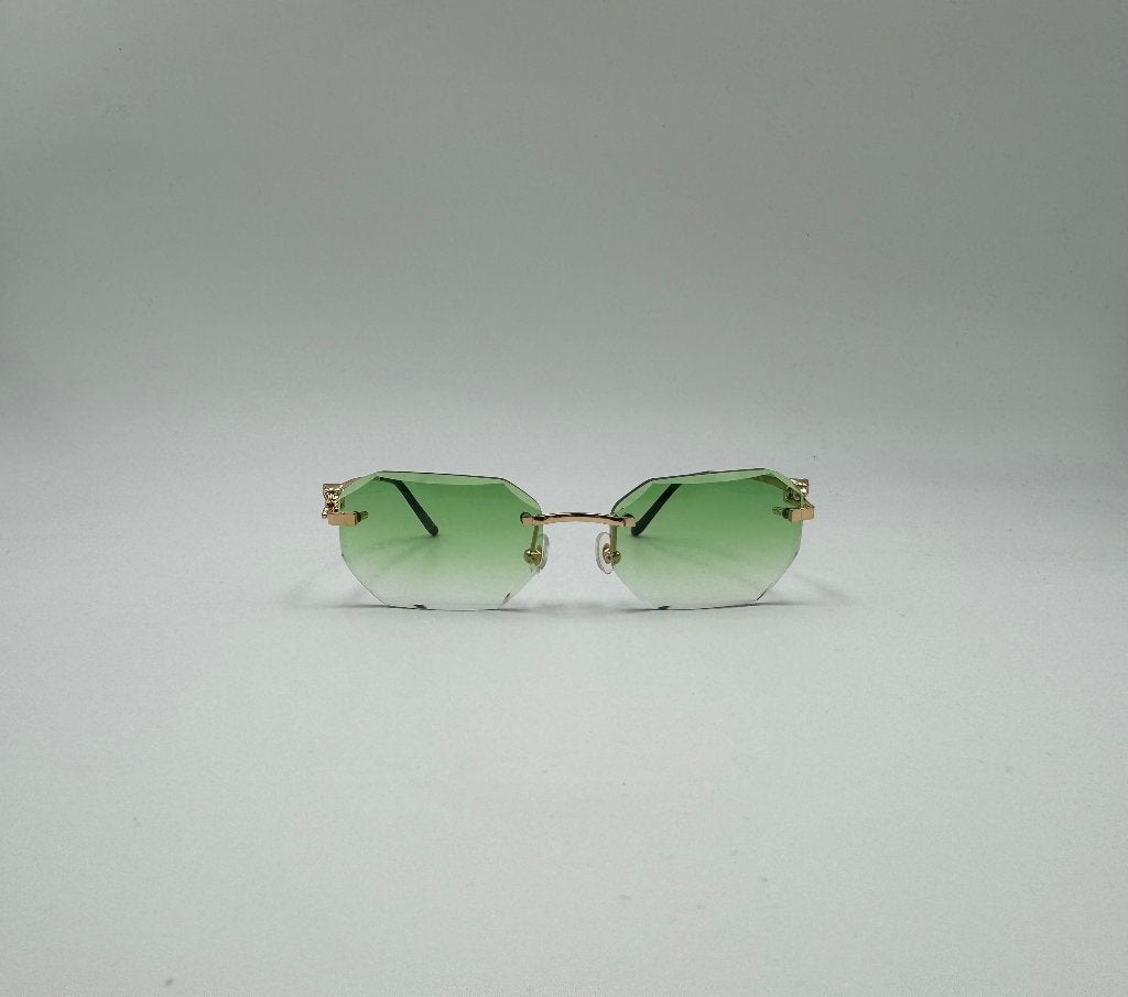 Cartier 3d panter bril groen, Overige merken, Nieuw, Ophalen of Verzenden, Groen