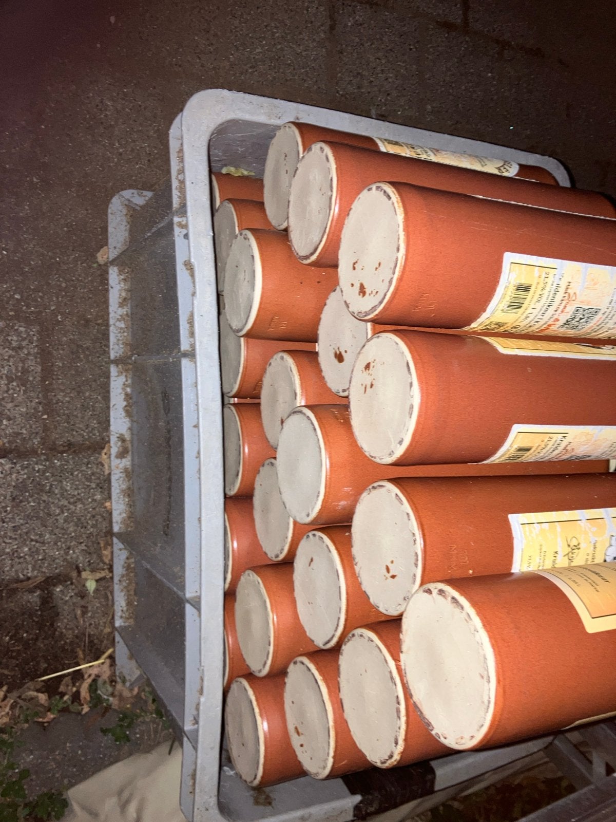 Schrobbeler flessen LEEG +-50stuks gratis, Ophalen, Verpakking