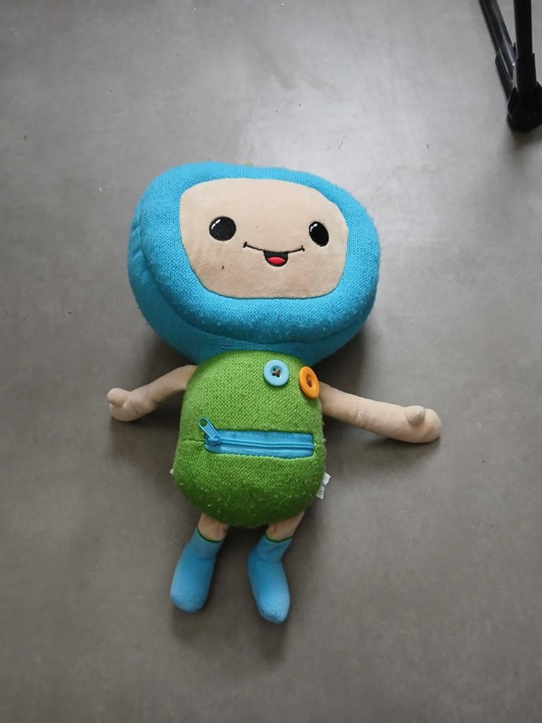 Een knuffel, Kinderen en Baby's, Speelgoed | Knuffels en Pluche, Ophalen of Verzenden, Gebruikt, Groen, Overige typen
