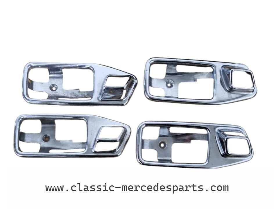 Chroomafwerking deuropener Mercedes w116, Gebruikt, -, Deur, Ophalen of Verzenden