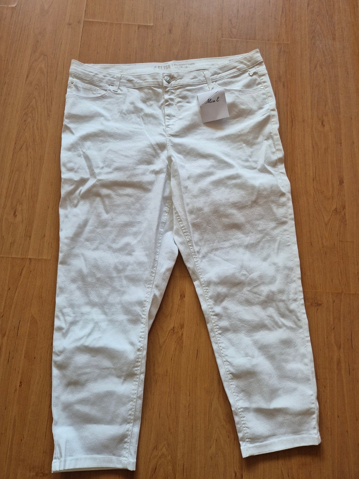 Miss etam 50, Kleding | Dames, Ophalen of Verzenden, Nieuw, Wit, Broek of Spijkerbroek