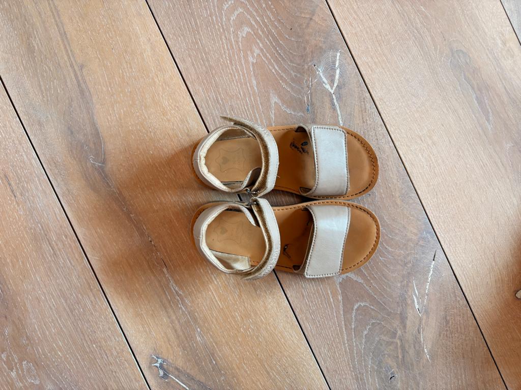 ShoesMe leren sandalen oudroze maat 28, Ophalen, Zo goed als nieuw, Meisje, Schoenen