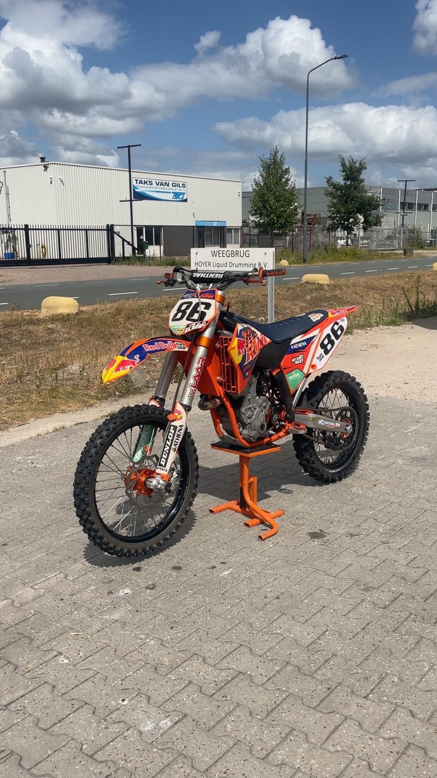 KTM 450cc 4 takt, Ophalen, Zo goed als nieuw, Overige merken
