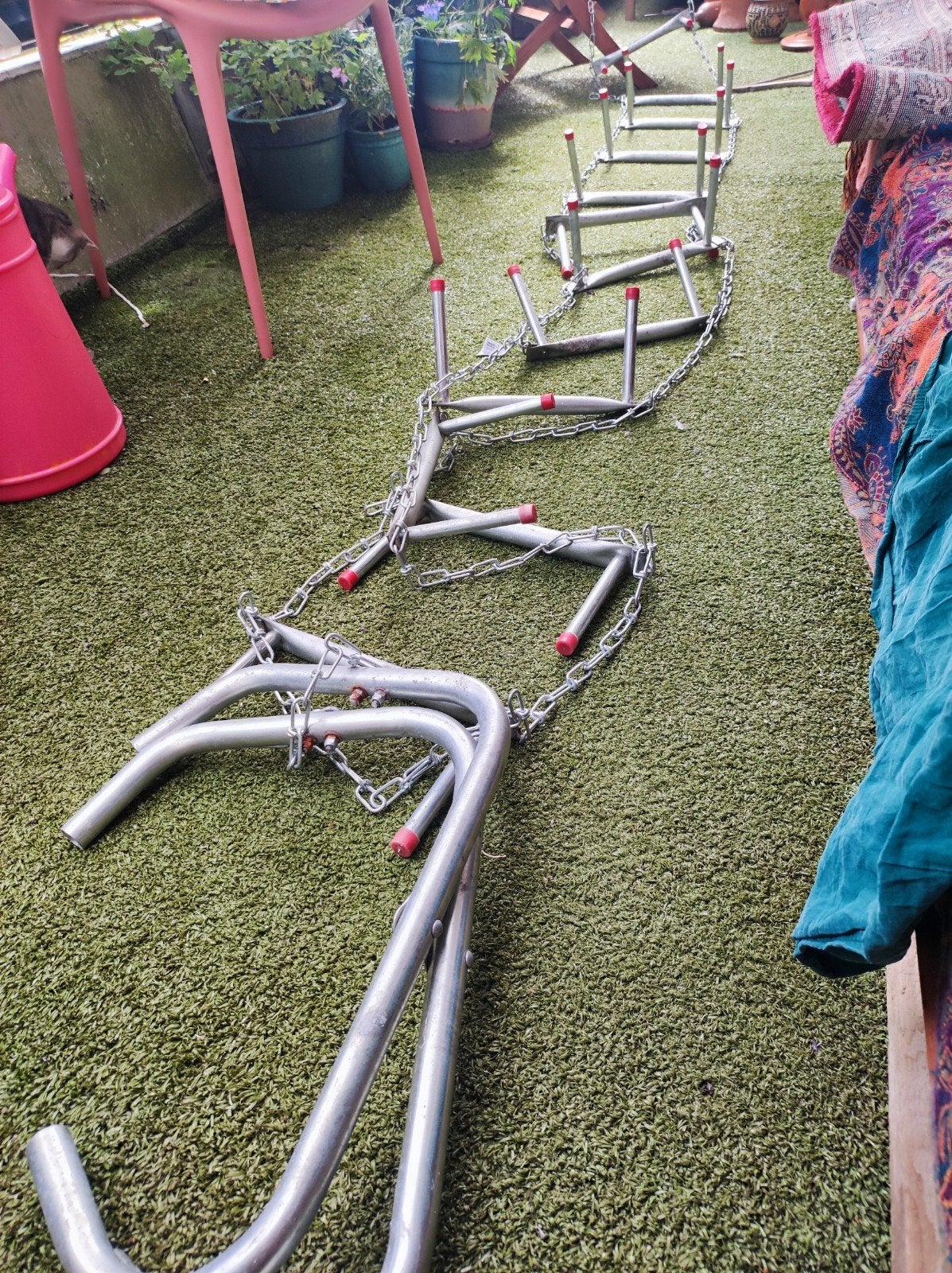Vlucht ladder, Ophalen, 4 meter of meer