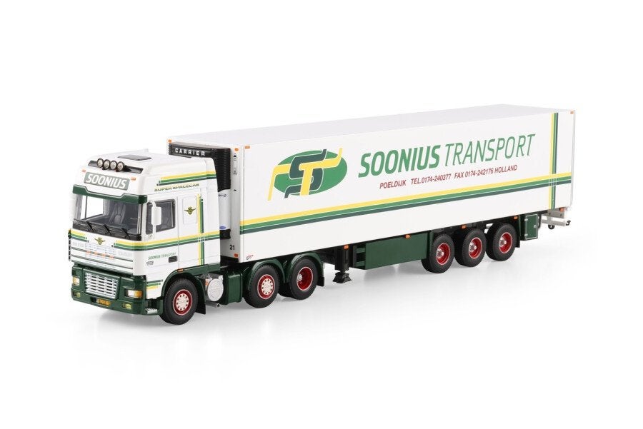 WSI  DAF 95 XF SSC 6X2 TWIN STEER REEFER TRAILER  SOONIUS, Ophalen of Verzenden, Nieuw, Bus of Vrachtwagen, Wsi