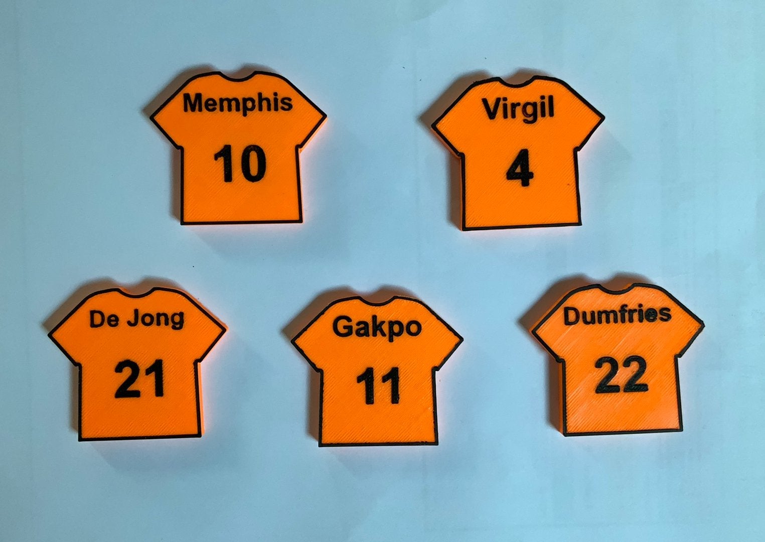 Unieke Oranje WK shirts magneten-Leuk voor fans&verzamelaars, Kinderen en Baby's, Speelgoed | Thomas de Trein, Ophalen of Verzenden