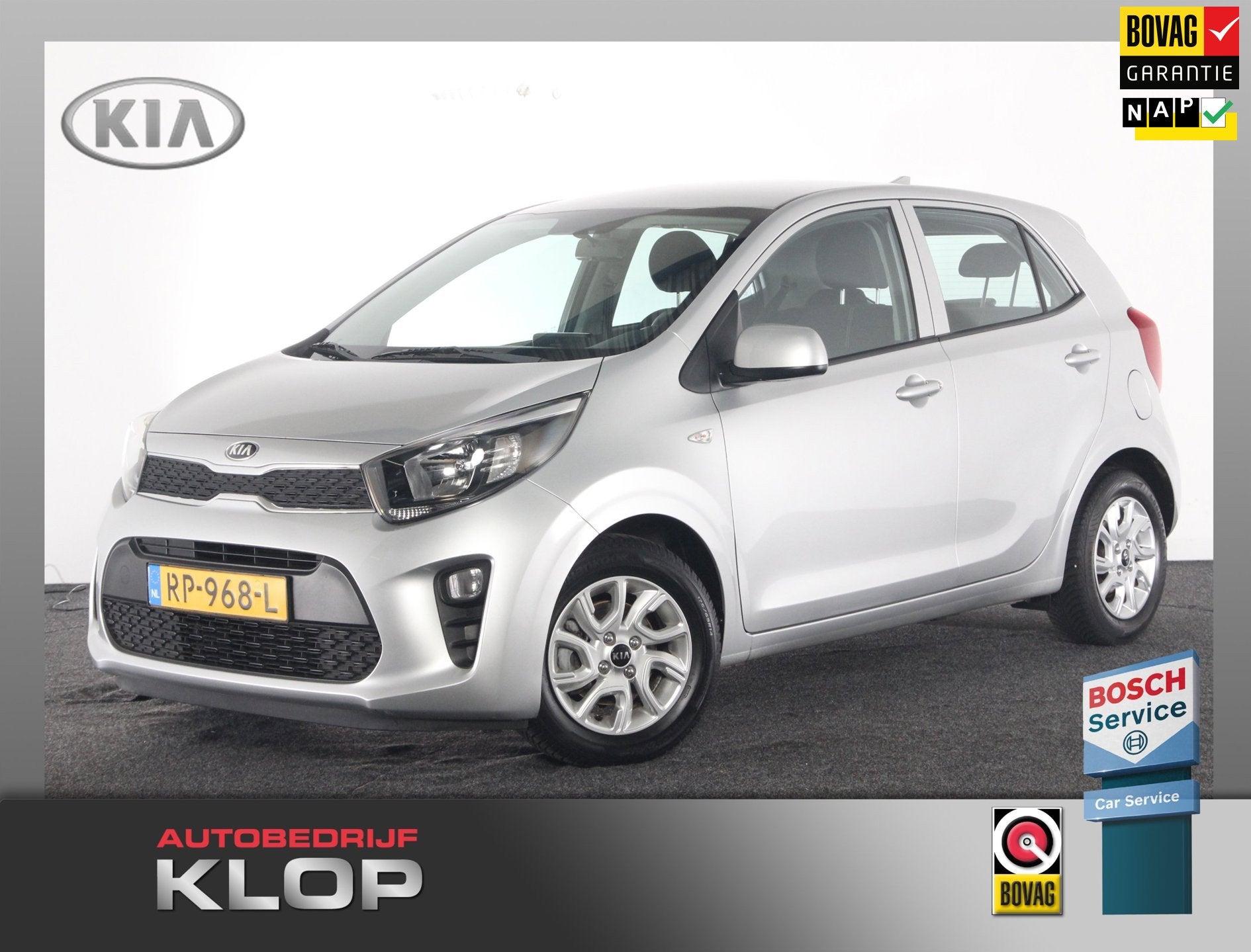 Kia Picanto 1.0 CVVT ComfortPlusLine Navigator | Origineel N, Auto's, Kia, Voorwielaandrijving, Stof, Gebruikt, Euro 6