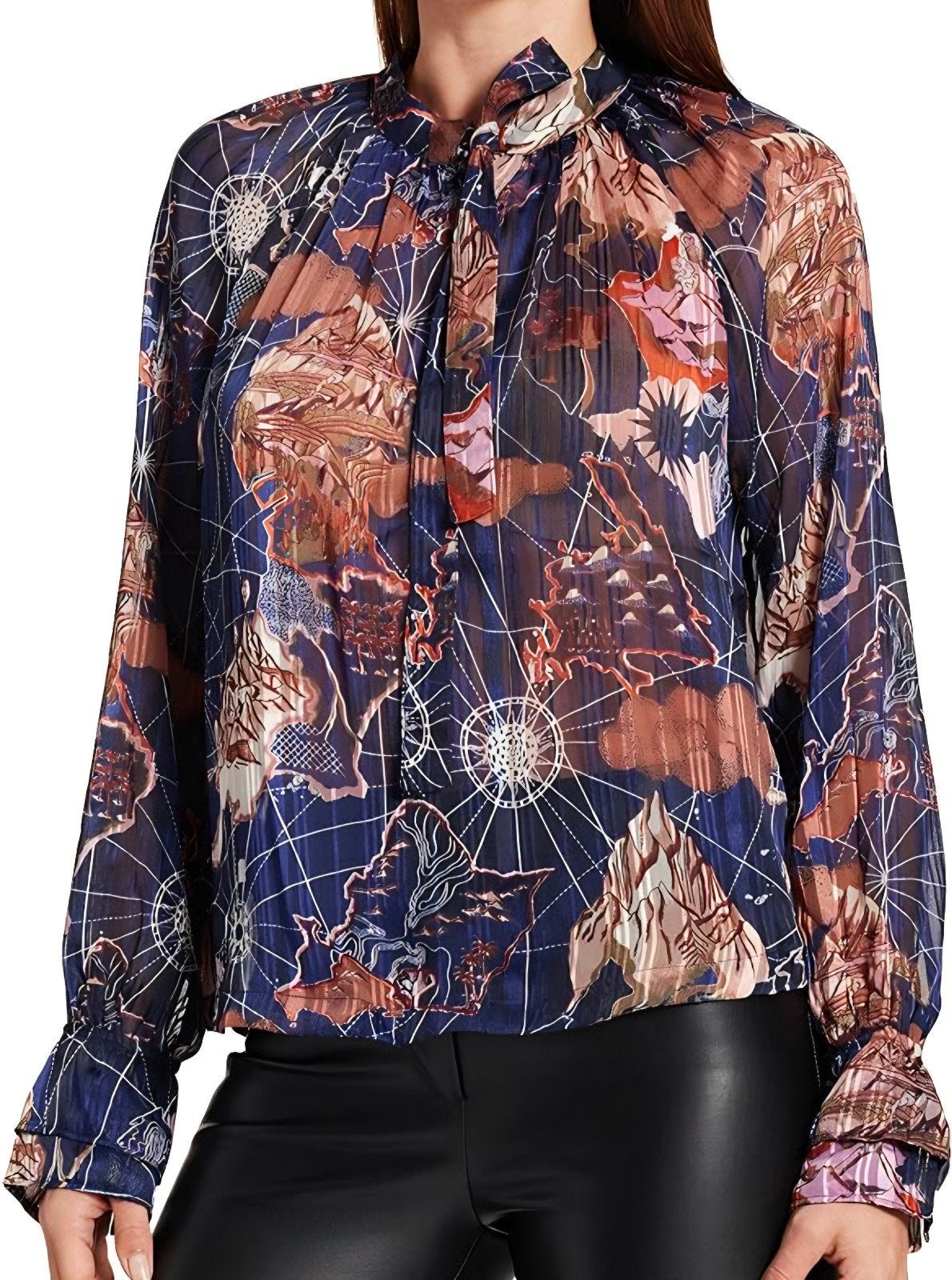 Scotch en Soda blouse top tshirt overhemd mode kleding zgan, Maat 38/40 (M), Meerkleurig, Scotch & Soda, Ophalen of Verzenden