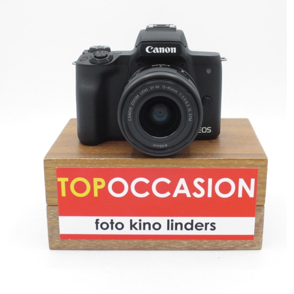 OCCASION: Canon M50 + EF-M 15-45mm F3.5-6.3 IS STM, Audio, Tv en Foto, Fotocamera's Digitaal, Gebruikt, Kantelbaar/draaibaar scherm