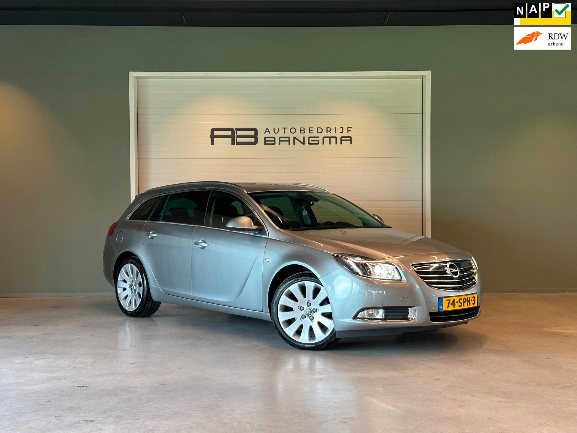 Opel Insignia Sports Tourer 1.6 TURBO COSMO-uitv|NAVIGATIE|C, Stof, Gebruikt, 4 cilinders, Origineel Nederlands