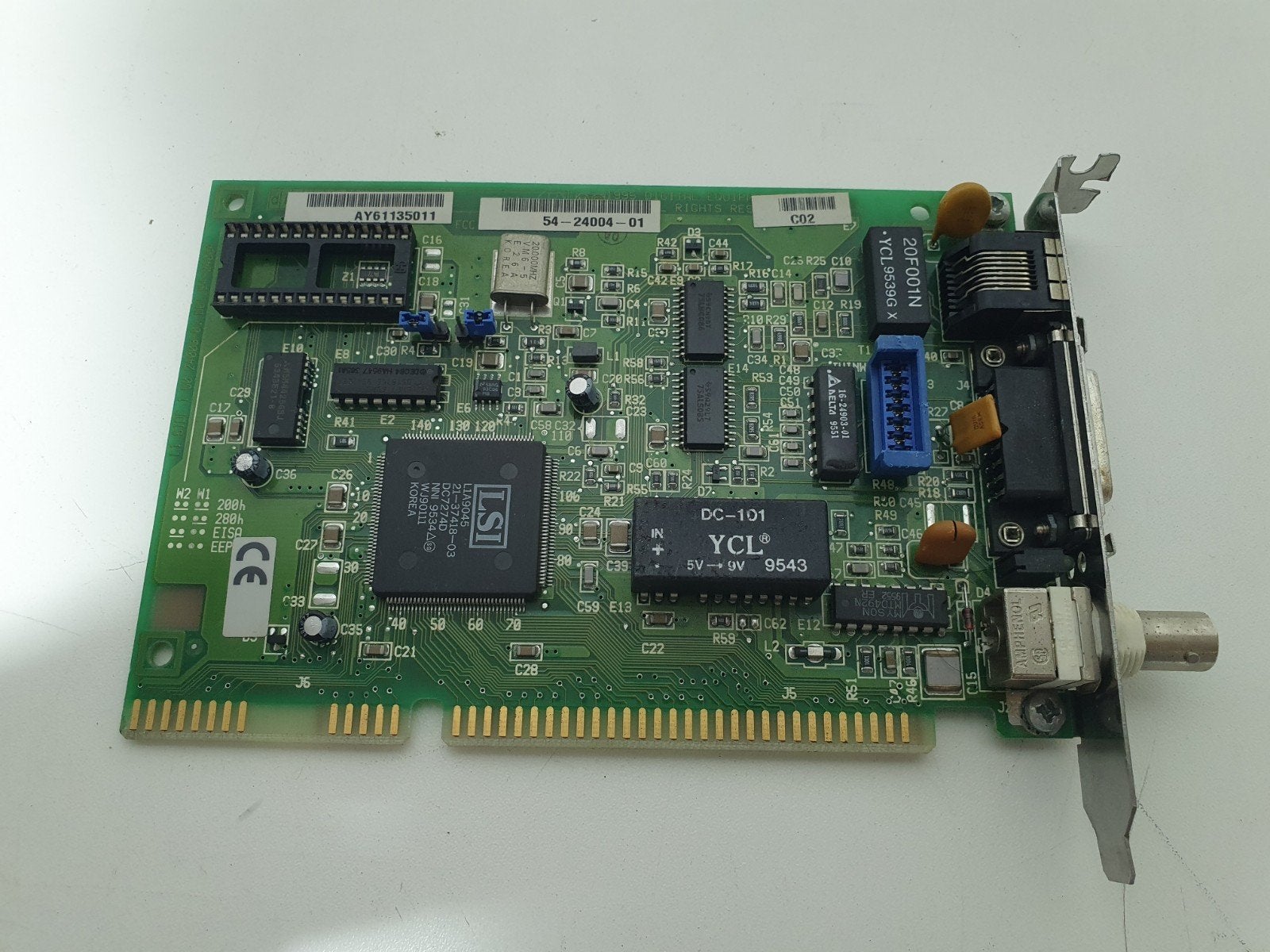 DEC DE205-AC EtherWORKS Turbo EISA netwerkkaart vintage, Intern, Gebruikt, ., Ophalen of Verzenden