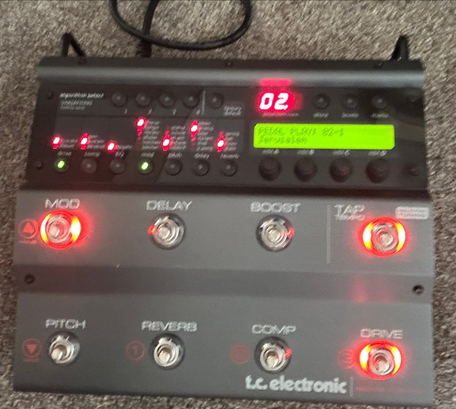 TC Electronic Nova System met G-Switch en doos, Muziek en Instrumenten, Ophalen, Gebruikt, Chorus