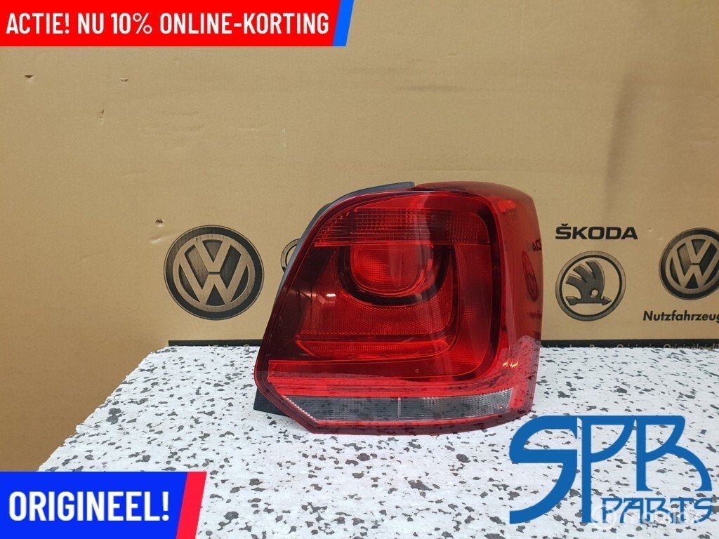 Achterlicht rechts POLO 6R 2009-2014 ACHTER TDI TSI GTI GT, Gebruikt, VOLKSWAGEN, Volkswagen, Ophalen of Verzenden