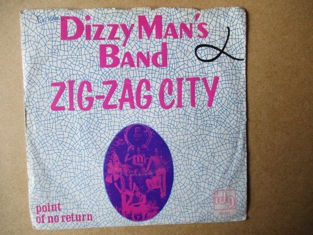 s5833 dizzy man's band - zig-zag city, Cd's en Dvd's, Vinyl Singles, Ophalen, Gebruikt, 7 inch, Overige genres